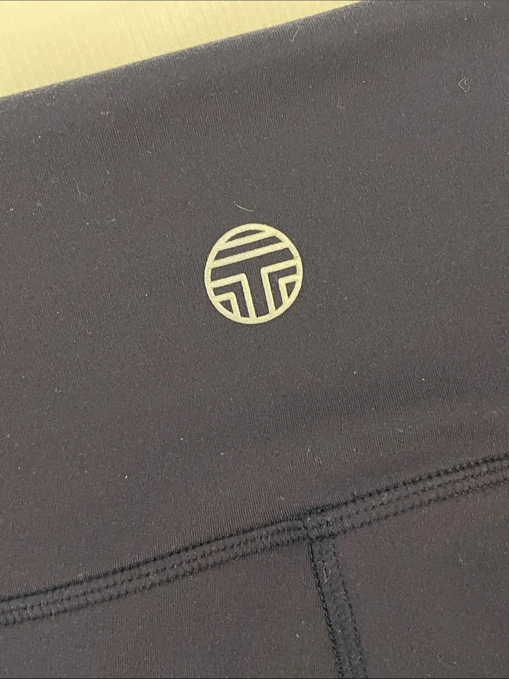 Tory Burch Sport | Navy High-Rise Tempo Chevron 7/8 Leggings Sz XL